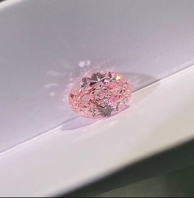Owalny kształt Laboratory Grown Cherry Pink Diamonds 2.1ct-3.0ct Z certyfikatem IGI