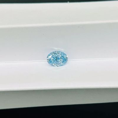 ZKZ Diamenty 1 karat Wielkość owalna Luźne laboratoryjne Niebieskie Diamenty VVS2