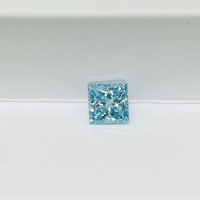 Loose Lab Made Diamonds Blue Diamonds Princess Lab Grown Diamond luźny diament z certyfikatem