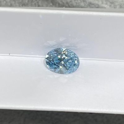 Ozdoby jubilerskie 1.66-karatowe niebieskie syntetyczne luźne diamenty uprawiane w laboratorium VS1
