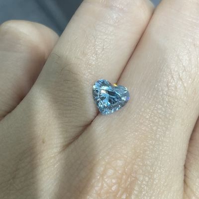 Syntetyczne serce w kształcie serca, wyhodowane w laboratorium, różowe diamenty 1,27 ct Certyfikat IGI VS1
