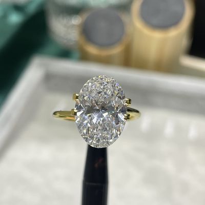 5ct Duży rozmiar Laboratory Grown CVD Diamond Oval Brilliant Cut IGI Certified