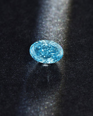 VVS1-VS2 Niebieski owalny luźny diament Diamenty uprawne 10 Mohs