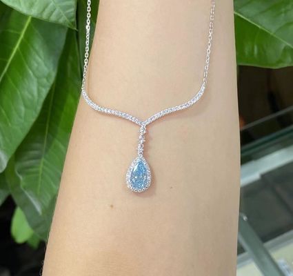 1.75ct Cvd Laboratory Grown Diamond Necklace 10 Mohs