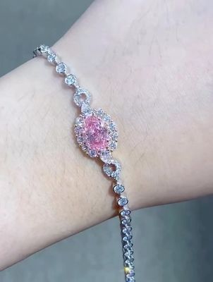 Wspaniałe kolorowe rękawiczki diamentowe z laboratorium Różne rękawiczki tenisowe 2,08kt
