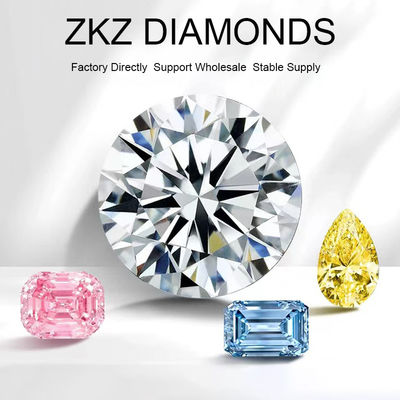 CVD DEF VS VVS Okrągły Szlachetny Syntetyczny Laboratorium Rosnące Diamenty Certyfikat IGI 0.3ct - 20ct Fabryka hurtowa Bezpośredni dostawca