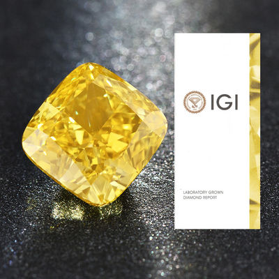 Syntetyczna poduszka do cięcia laboratoryjnego z żółtych diamentów HPHT 1-2ct