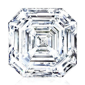 2CT Dobra jakość Laboratorium CVD białe diamenty luźne Asscher kształt IGI certyfikowany