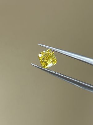 Cushion Laboratory Grown Diamonds IGI Certified Diamonds Laboratory Created Yellow Diamonds HPHT